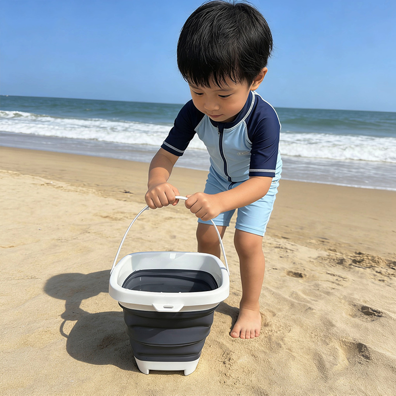 Kids Outdoor Mud Kitchen - Ember Pantai Lipat Portabel, Ember Air