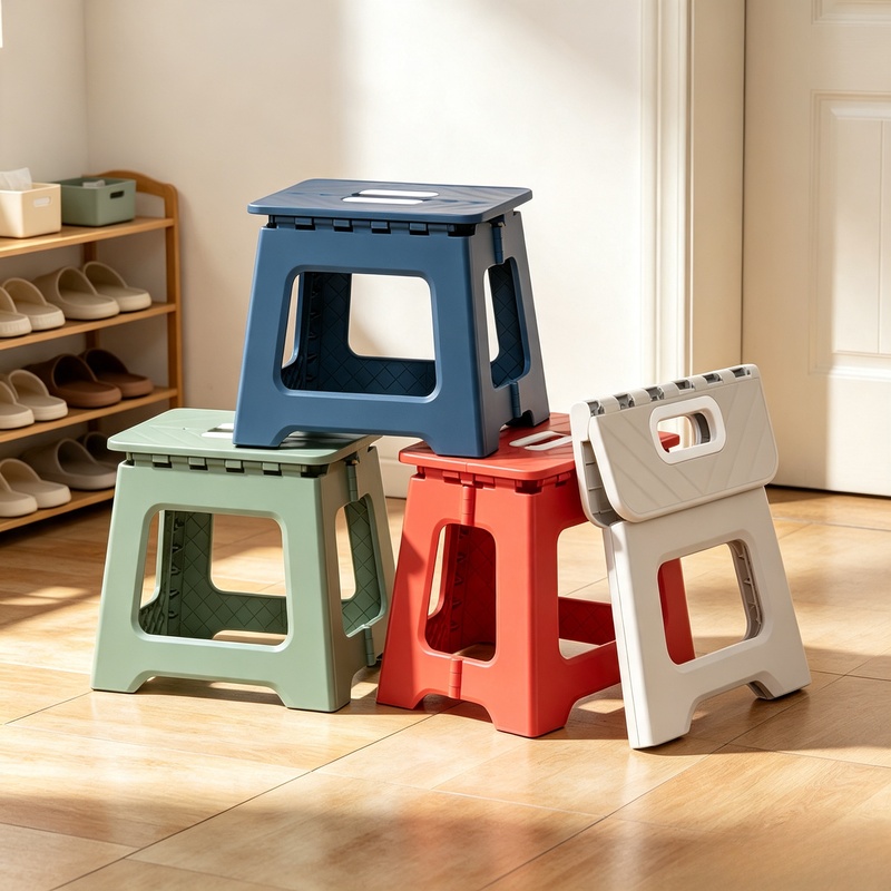 Kids Outdoor Folding Chair - Kursi Lipat Plastik Tebal Baru 2026,