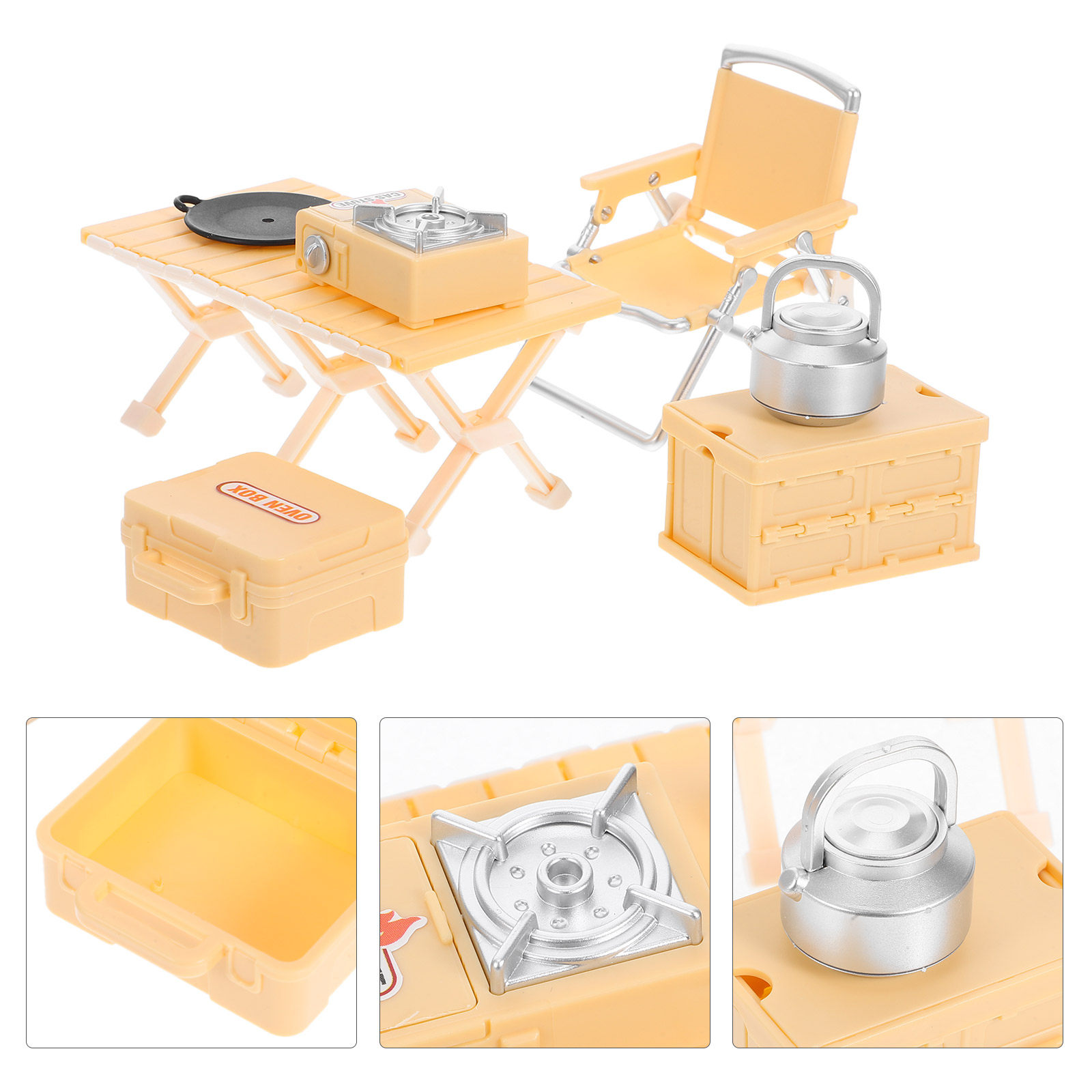 Kids Outdoor Folding Chair - 1 Set Peralatan Bermain Luar Ruangan