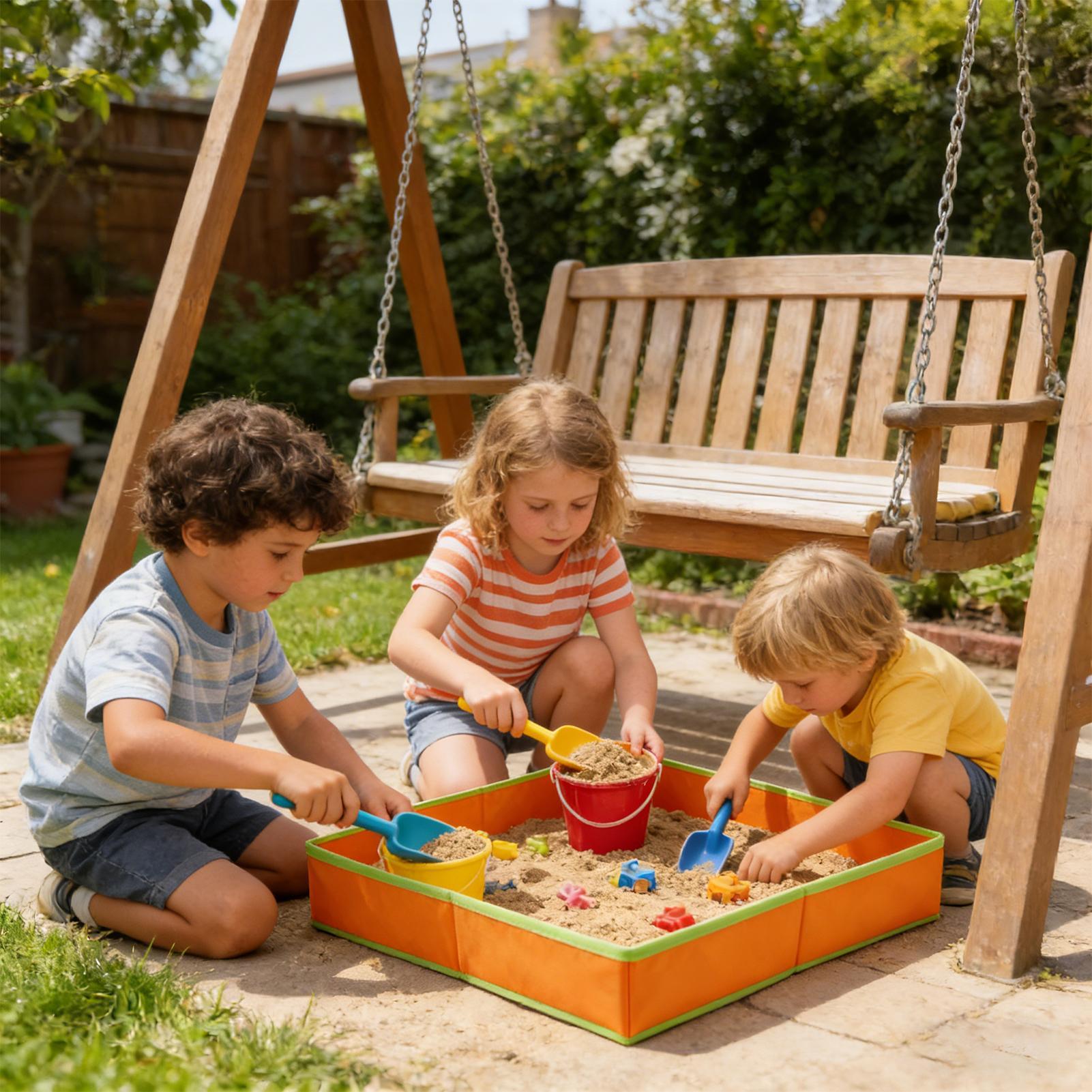 Kids Outdoor Mud Kitchen - 1 Buah Meja Pasir untuk Anak-anak,