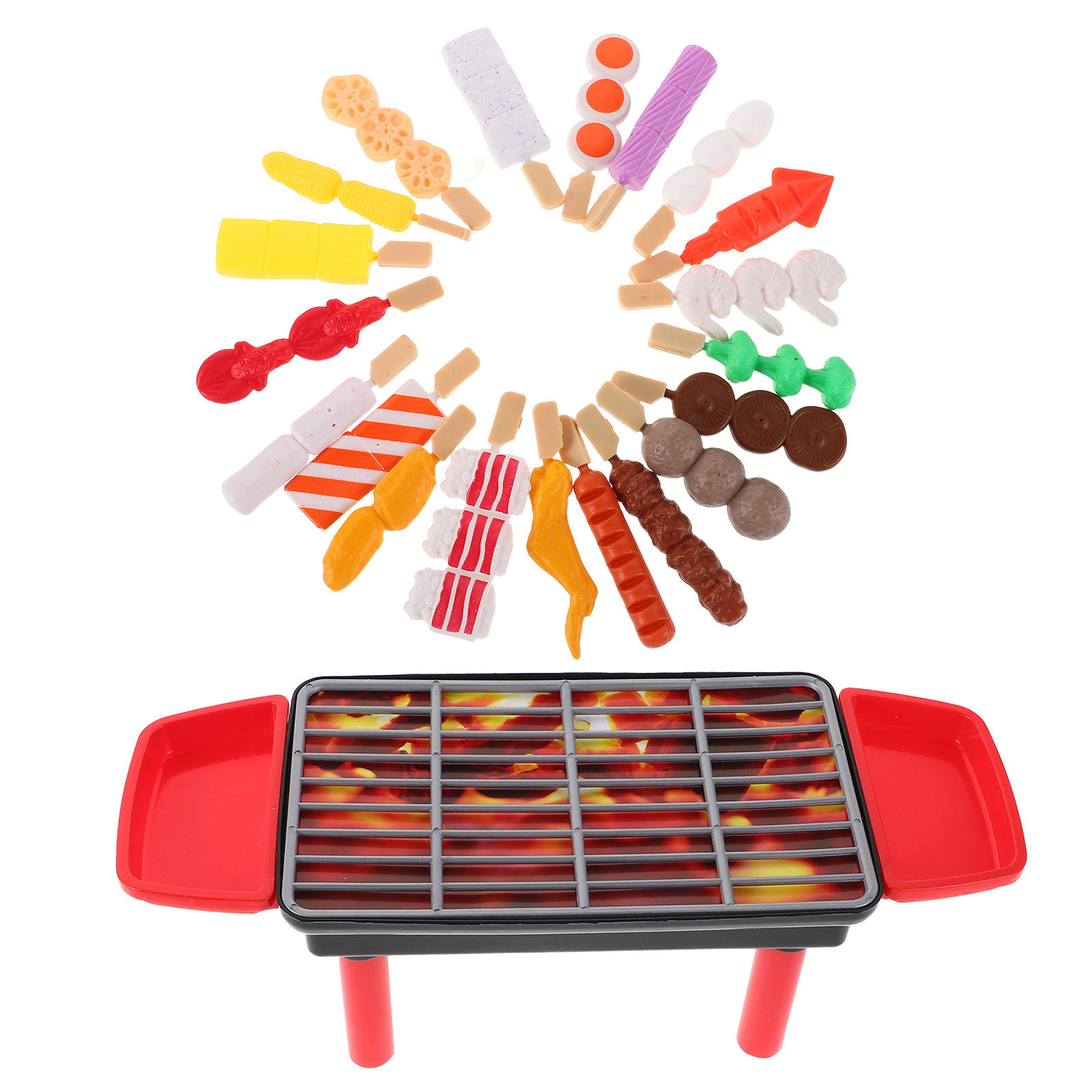 Kids Outdoor Grill Set - 20 Buah Set Mainan Pemanggang BBQ