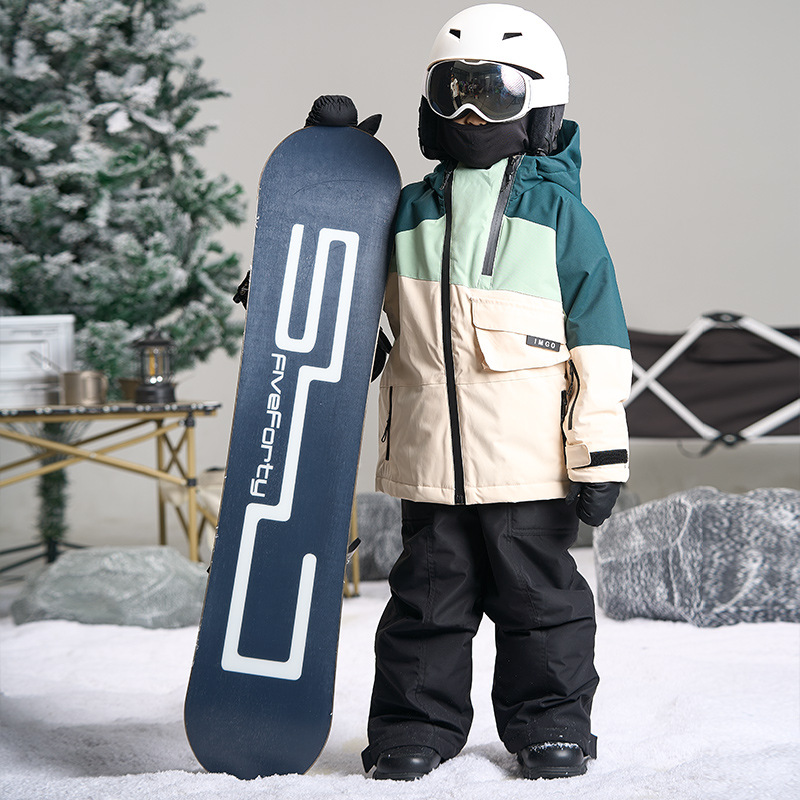 Kids Outdoor Jacket - Setelan Ski Anak-anak Uniseks untuk Musim