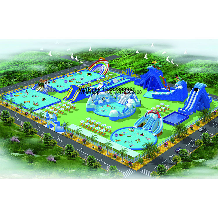 Kids Outdoor Water Park - Peralatan Taman Air Buatan Sendiri, Taman