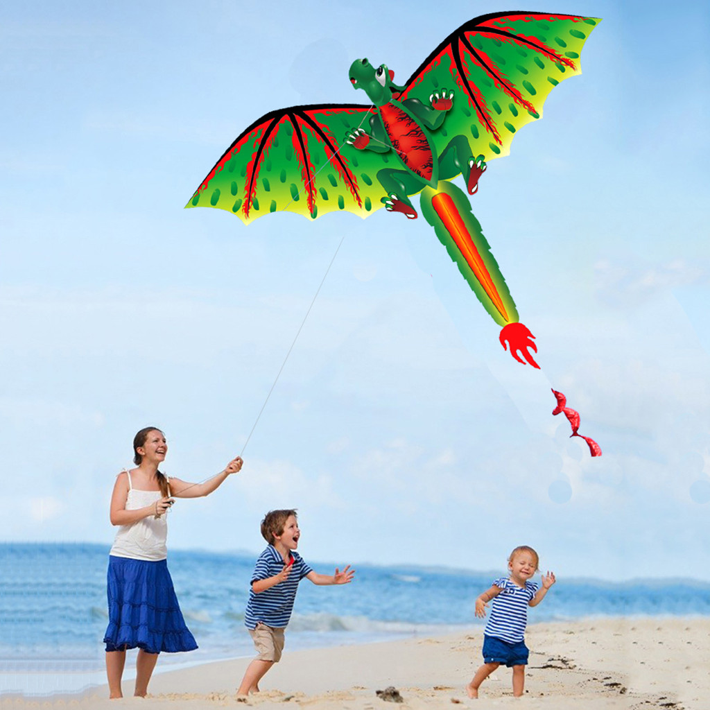 Kids Unique Outdoor Toys - Mainan terbang anak-anak, layang-layang hewan dinosaurus