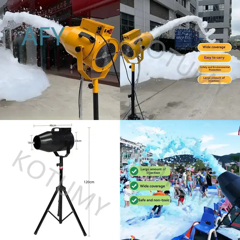Kids Outdoor Water Park - Mesin Busa Gelembung Cannon 1500W untuk