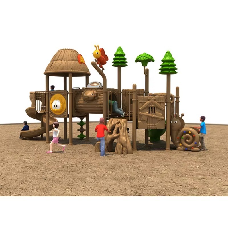 Kids Outdoor Equipment - Perosotan Anak Luar Ruangan Dengan Ayunan,