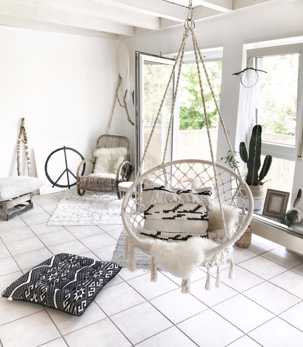 Kids Outdoor Hammock Swing - 2025 Tempat Tidur Gantung Gantung Bulat