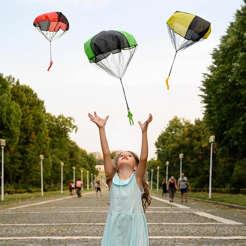 Kids Unique Outdoor Toys - Permainan Parasut Lempar Tangan Mainan Parasut