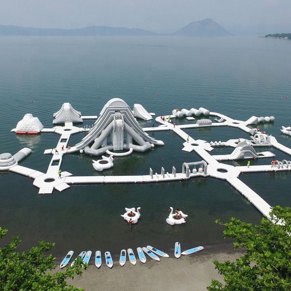 Perosotan raksasa dewasa, pera - Kids Outdoor Water Park ulasan dan harga