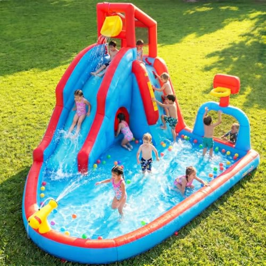 Perosotan air luar ruangan unt - Kids Outdoor Water Park ulasan dan harga
