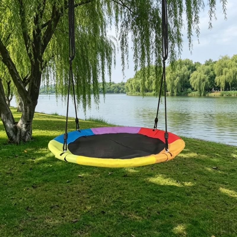 Ayunan Tali Gantung Kanvas Oxf - Kids Outdoor Hammock Swing ulasan dan harga
