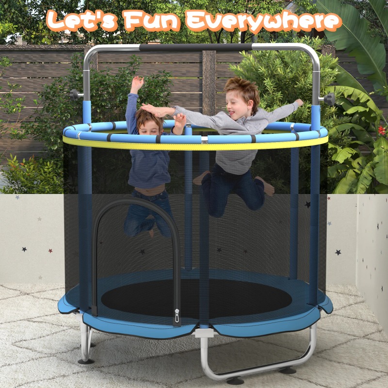 Trampolin Anak 5FT 8-in-1 Mini - Kids Outdoor Hammock Swing ulasan dan harga
