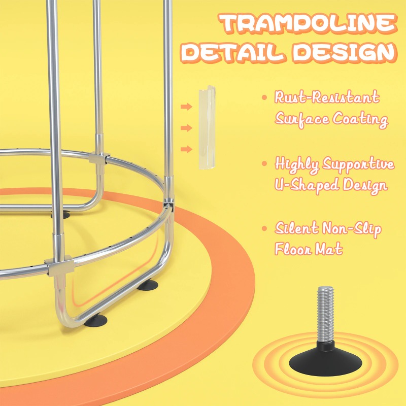 Trampolin Anak 5FT 8-in-1 Mini - Kids Outdoor Hammock Swing ulasan dan harga