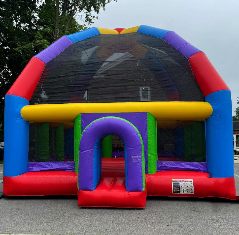 Kastil Lompat Tiup Besar, Perm - Kids Outdoor House ulasan dan harga