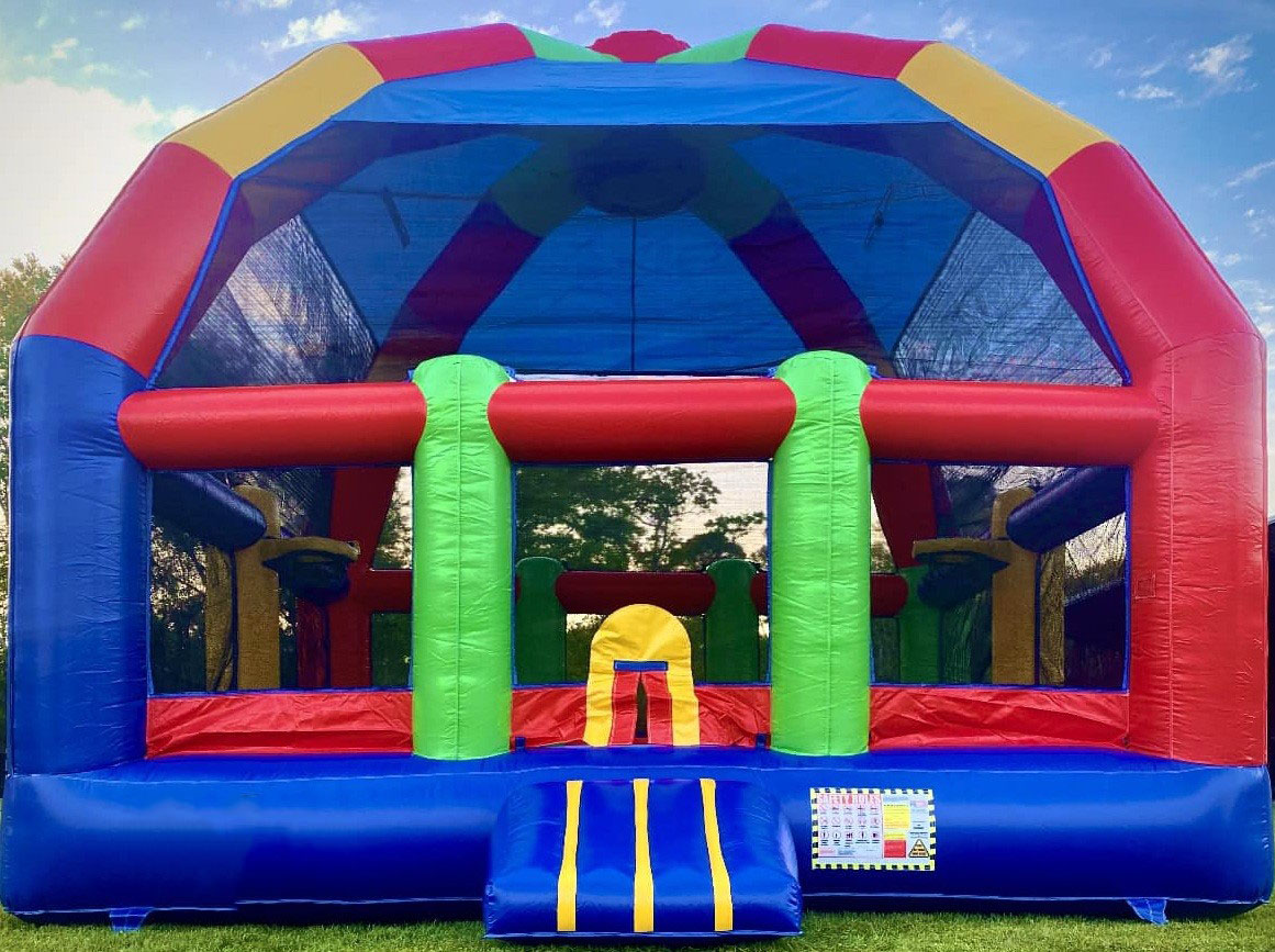 Kastil Lompat Tiup Besar, Perm - Kids Outdoor House ulasan dan harga