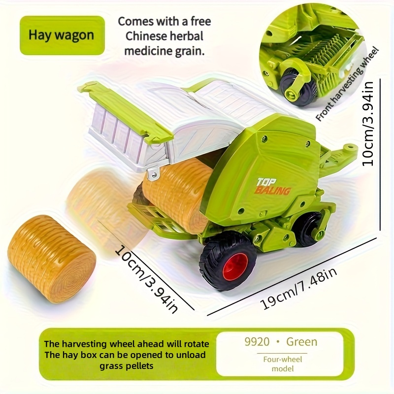 Traktor Pertanian Inersia 1:24 - Kids Outdoor Gifts ulasan dan harga