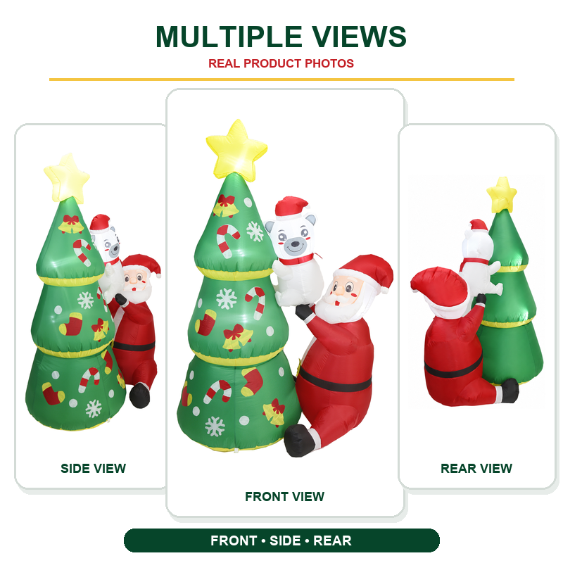 Santa Claus Inflatable Natal 6 - Kids Outdoor Yard ulasan dan harga