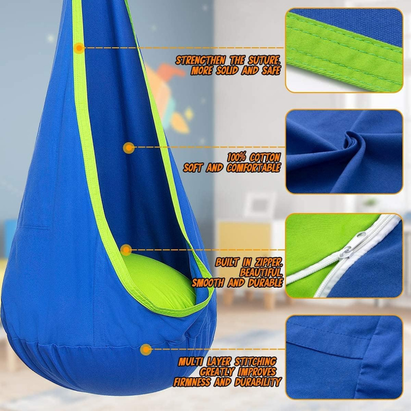 Kursi Ayunan Gantung Anak deng - Kids Outdoor Hammock Swing ulasan dan harga