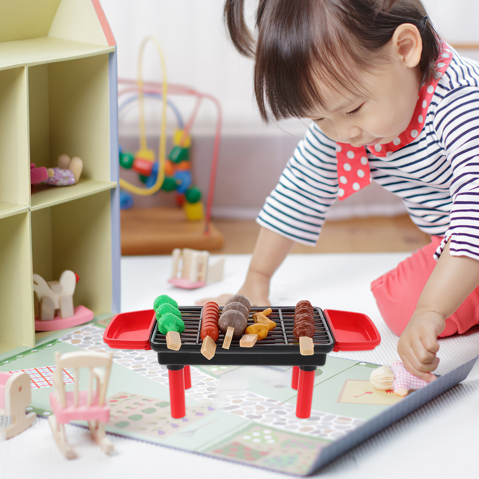 Set Mainan Pemanggang BBQ untu - Kids Outdoor Grill Set ulasan dan harga
