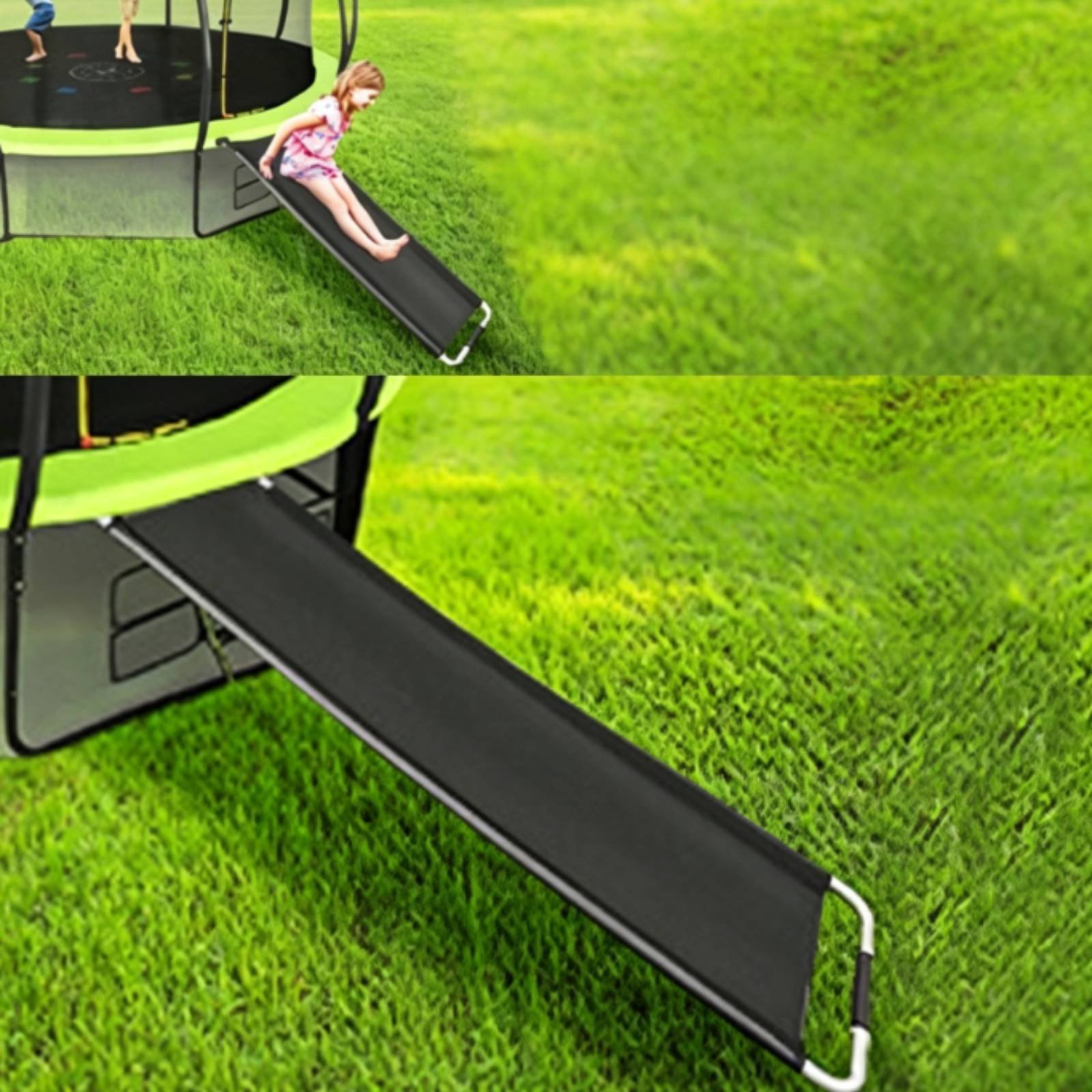 Trampolin Anak dengan Seluncur - Kids Outdoor Climbing Equipment ulasan dan harga
