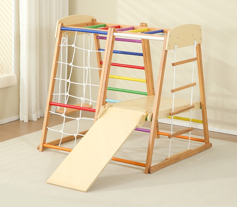 Peralatan Panjat Anak 7 in 1 u - Kids Outdoor Wooden Climbing Frame ulasan dan harga