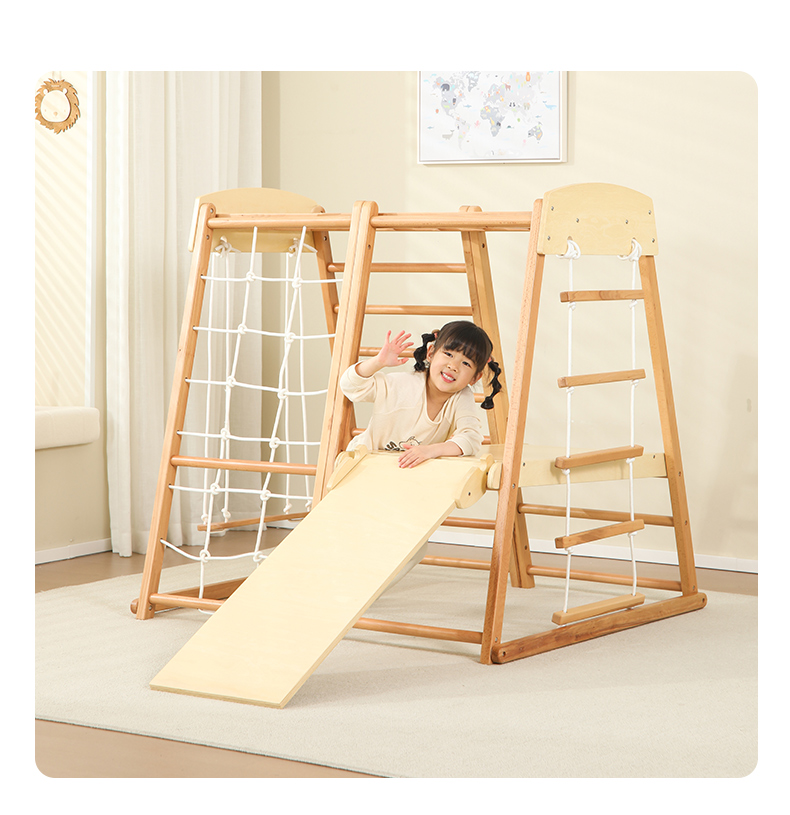 Peralatan Panjat Anak 7 in 1 u - Kids Outdoor Wooden Climbing Frame ulasan dan harga