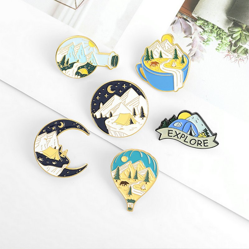 Berkemah Petualangan Enamel Pi - Kids Outdoor Gifts ulasan dan harga