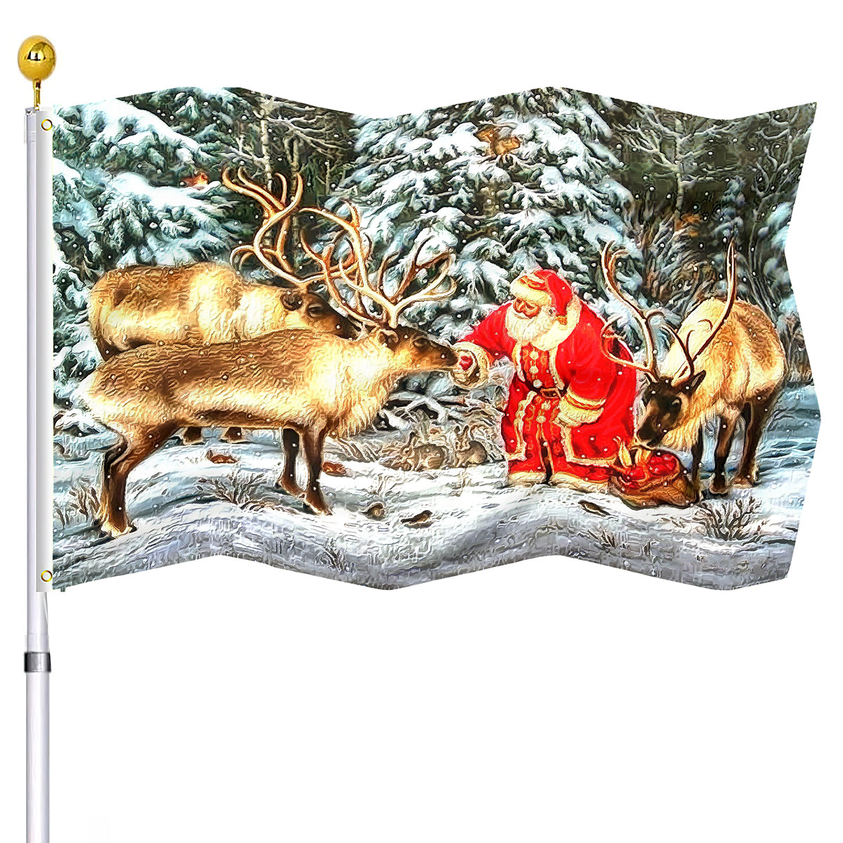 Selamat Natal Bendera Rusa San - Kids Outdoor Yard ulasan dan harga