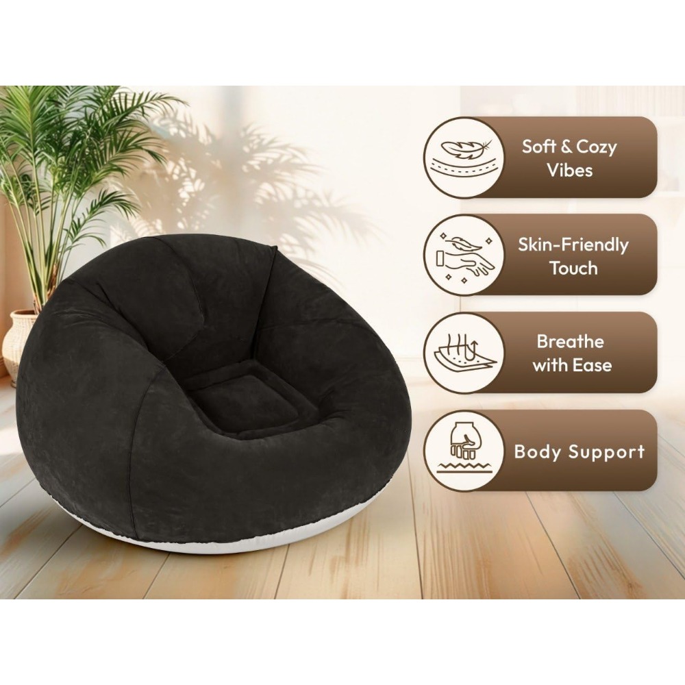 Kursi Bean Bag Tiup dengan Pom - Kids Outdoor Folding Chair ulasan dan harga
