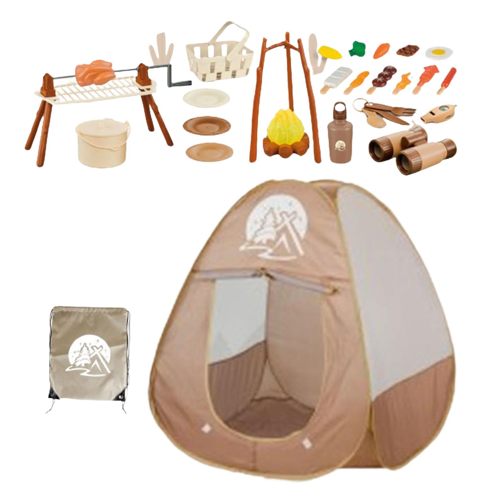 34Pcs Set Perlengkapan Berkema - Kids Outdoor Grill Set ulasan dan harga