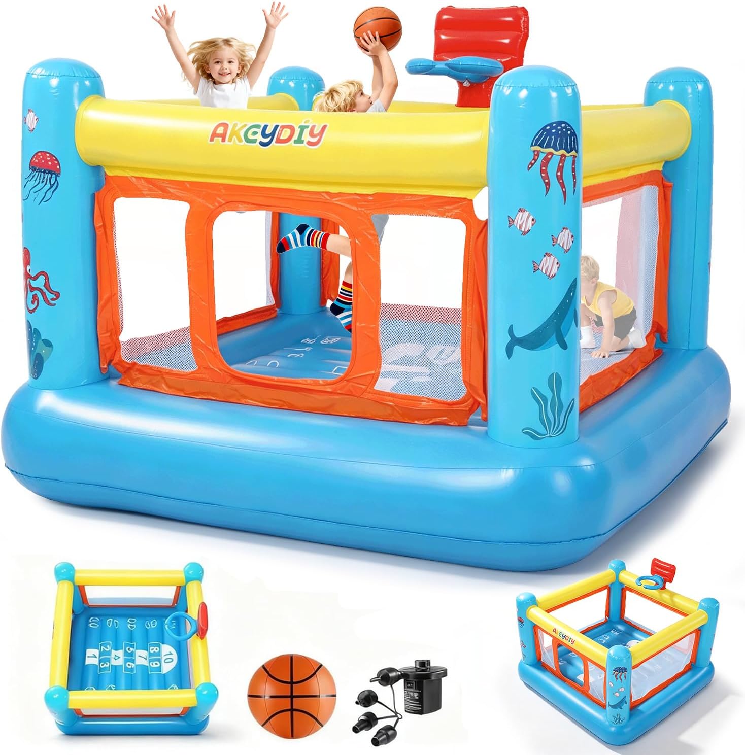 Rumah Loncat, Rumah Loncat Tiu - Kids Outdoor House ulasan dan harga