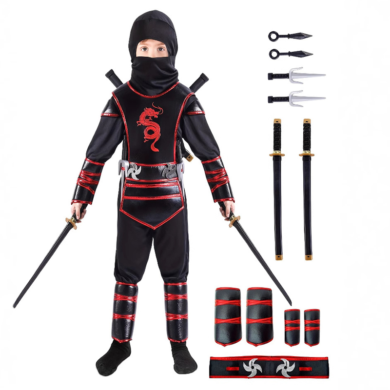 Pakaian Cosplay Shinobi Prajur - Kids Outdoor Ninja Warrior Course ulasan dan harga