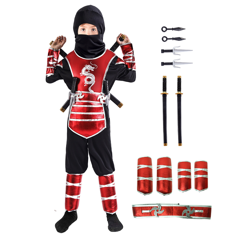 Pakaian Cosplay Shinobi Prajur - Kids Outdoor Ninja Warrior Course ulasan dan harga