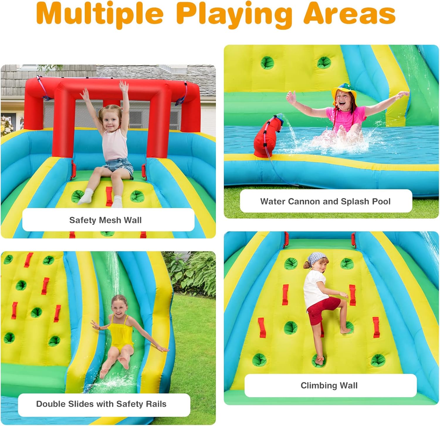 Perosotan Air Tiup Raksasa unt - Kids Outdoor Water Park ulasan dan harga