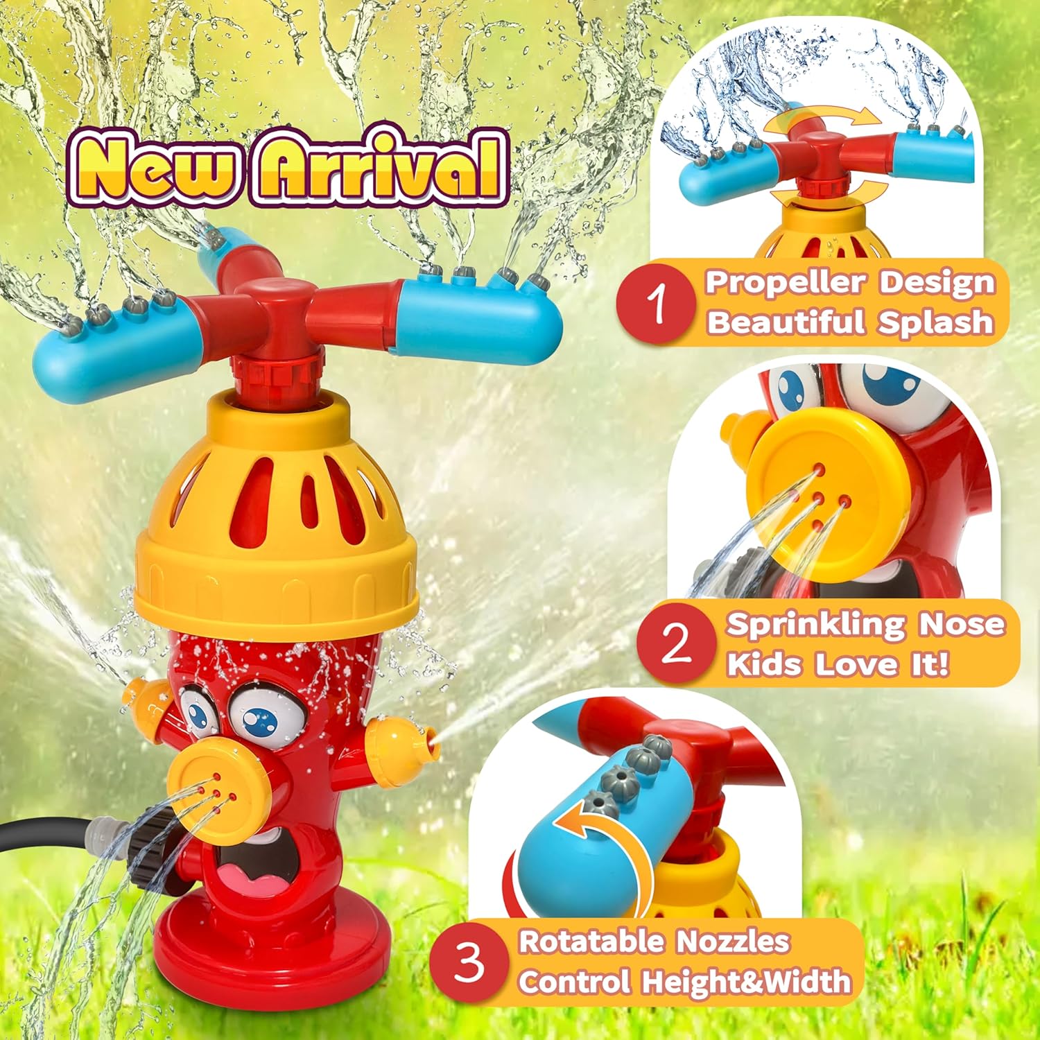 Mainan Semprotan Air Penyiram  - Kids Outdoor Yard ulasan dan harga