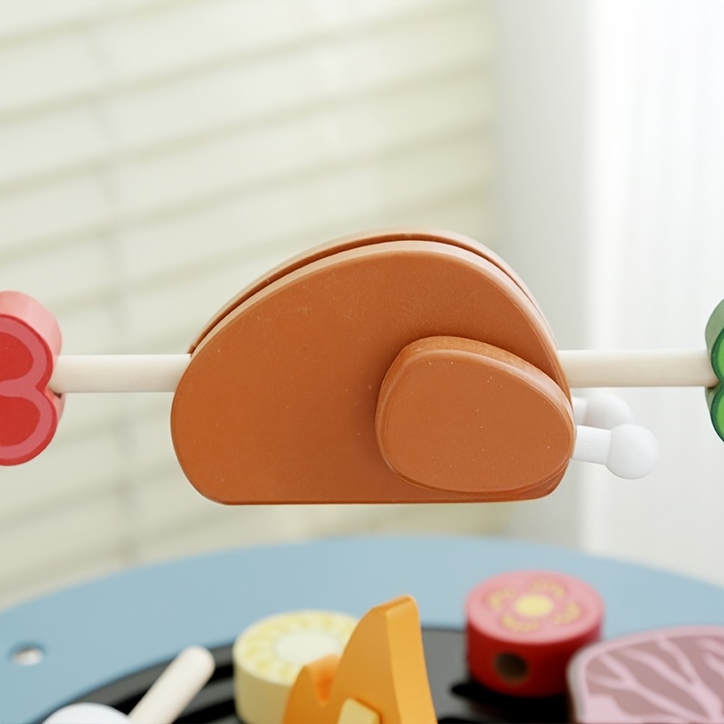 Set Mainan Barbekyu Kayu Untuk - Kids Outdoor Grill Set ulasan dan harga