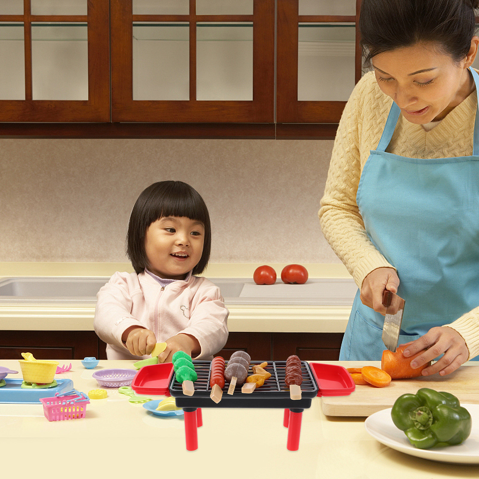 20 Buah Set Mainan Pemanggang  - Kids Outdoor Grill Set ulasan dan harga