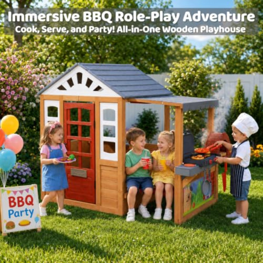 Rumah Bermain Luar Ruangan Unt - Kids Outdoor Grill Set ulasan dan harga