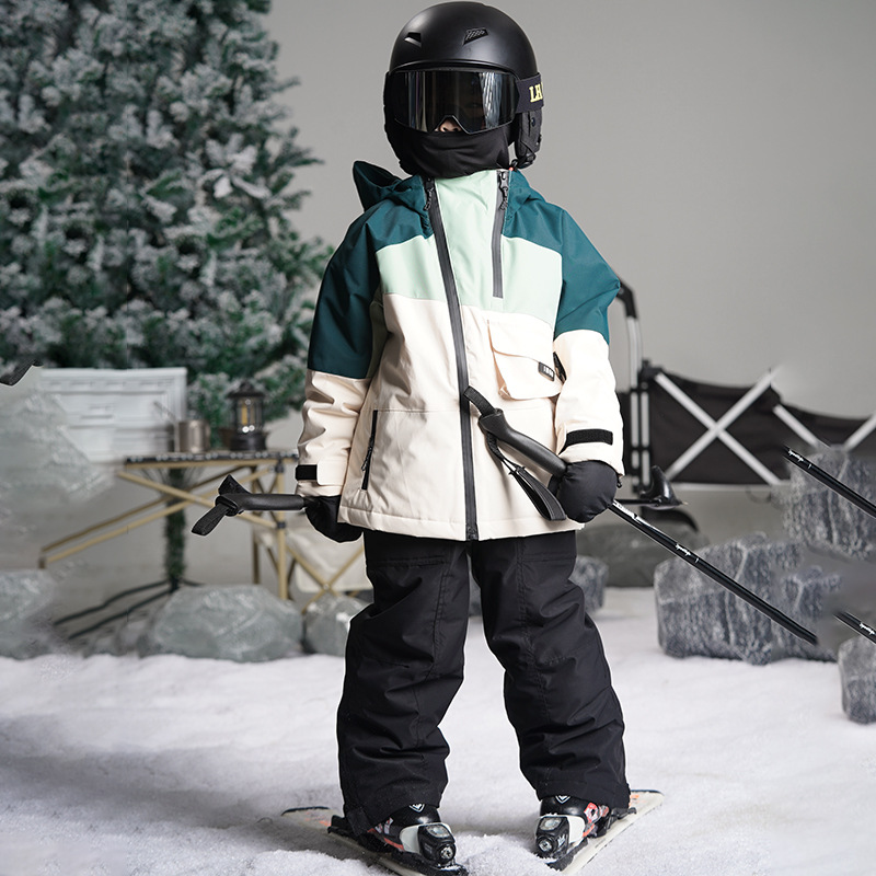 Setelan Ski Anak-anak Uniseks  - Kids Outdoor Jacket ulasan dan harga