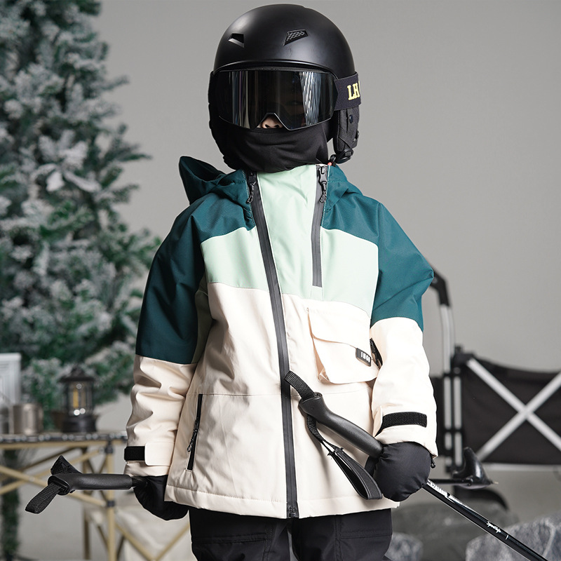 Setelan Ski Anak-anak Uniseks  - Kids Outdoor Jacket ulasan dan harga