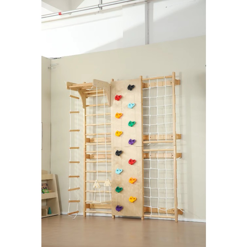 Papan Panjat Kayu Anak Indoor  - Kids Outdoor Wooden Climbing Frame ulasan dan harga