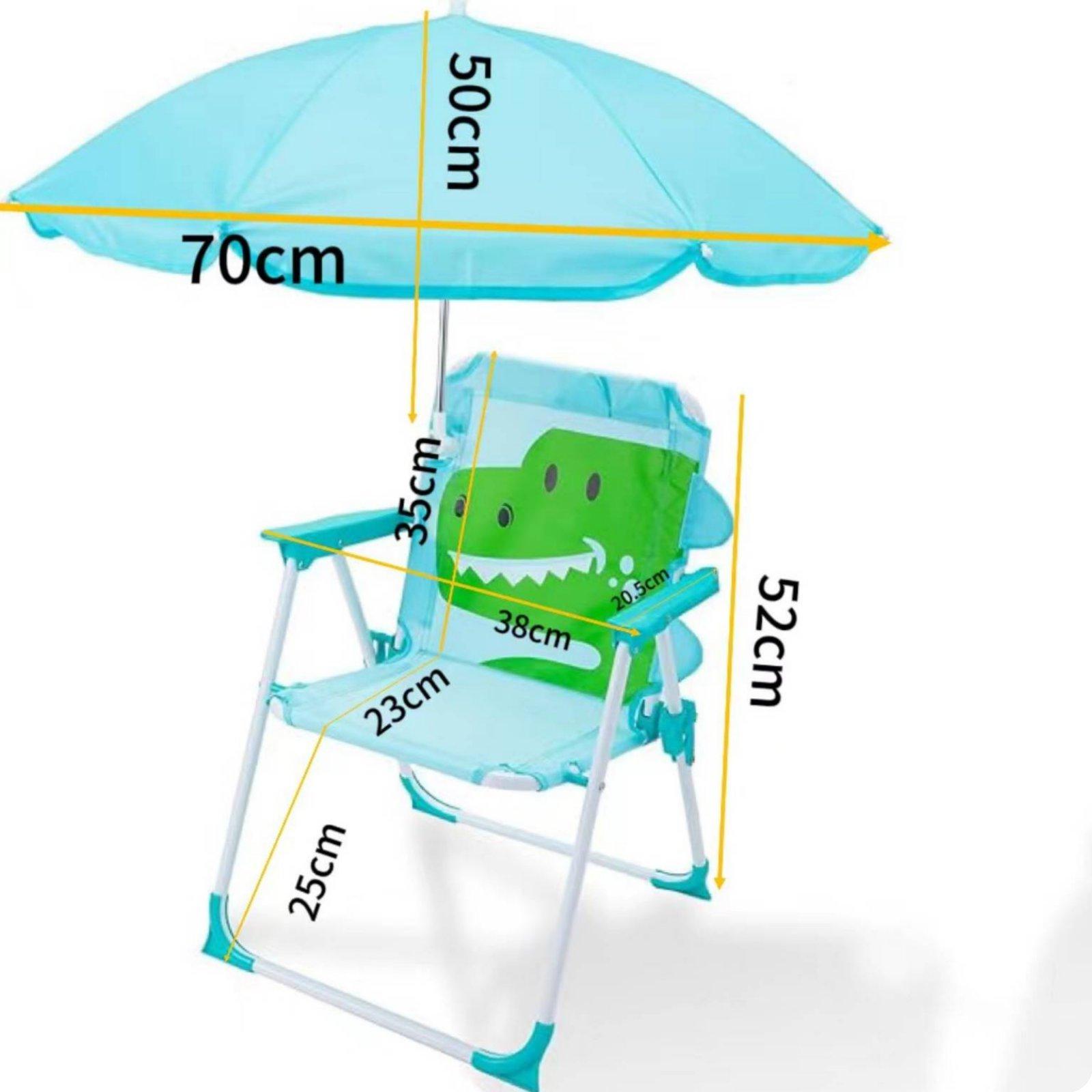 Kursi Pantai Anak dengan Payun - Kids Outdoor Folding Chair ulasan dan harga