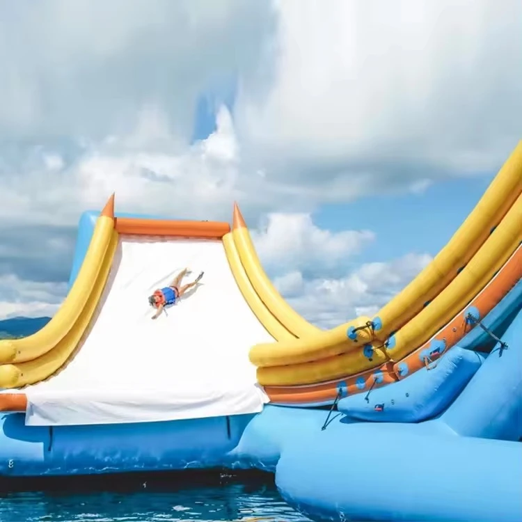 Taman Air Tiup Besar dengan Se - Kids Outdoor Water Park ulasan dan harga