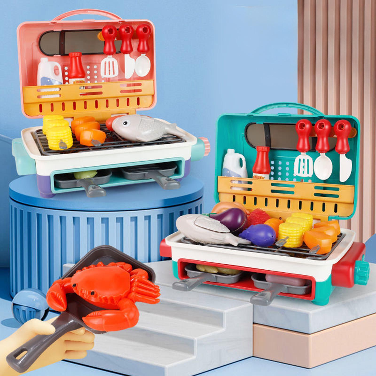 Mainan Pemanggang BBQ untuk An - Kids Outdoor Grill Set ulasan dan harga