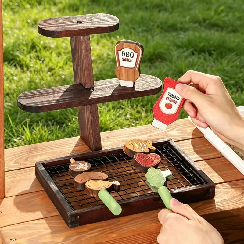Set Mainan Dapur Lumpur Kayu u - Kids Outdoor Mud Kitchen ulasan dan harga