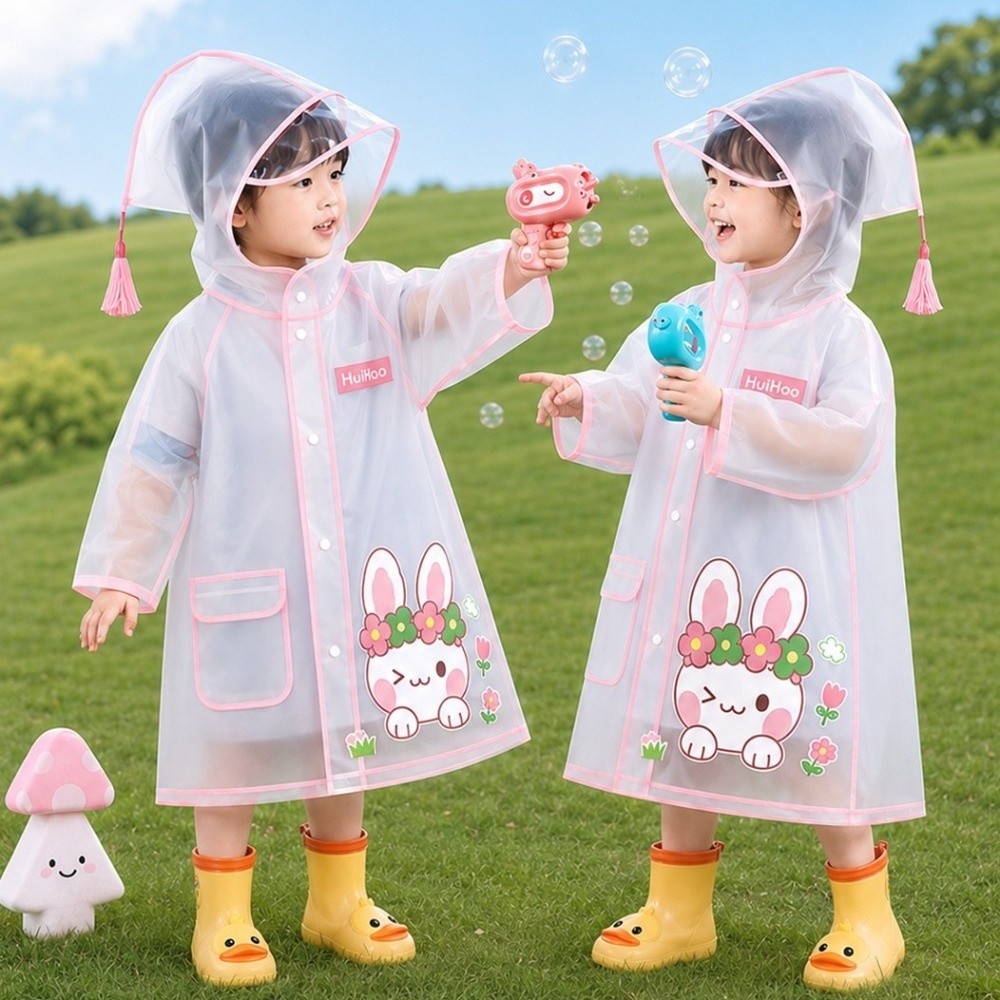 Jas Hujan Anak EVA Lucu Tahan  - Kids Outdoor Jacket ulasan dan harga