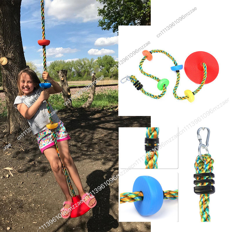 Ayunan Cakram Anak dengan Tali - Kids Outdoor Climbing Equipment ulasan dan harga