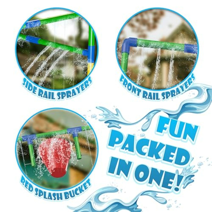 Terowongan sprinkler taman air - Kids Outdoor Water Park ulasan dan harga