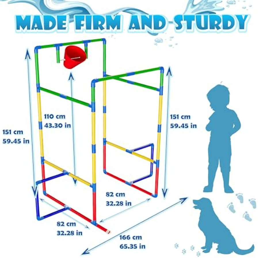 Terowongan sprinkler taman air - Kids Outdoor Water Park ulasan dan harga