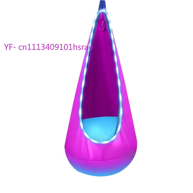 Hammock Tiup LED Bercahaya Por - Kids Outdoor Hammock Swing ulasan dan harga